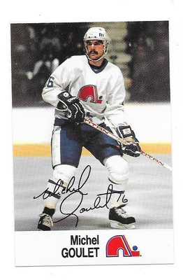 1988-89 Esso #14 Michel Goulet Quebec Nordiques
