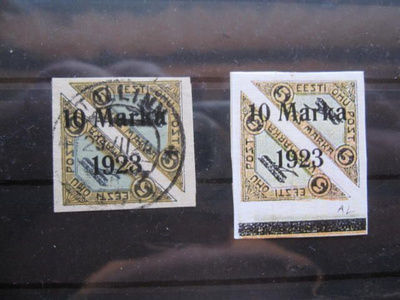Eesti 1923 10 mk/5+5 ** ja o