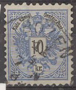 Itävalta Mi 47 D (10½) o
