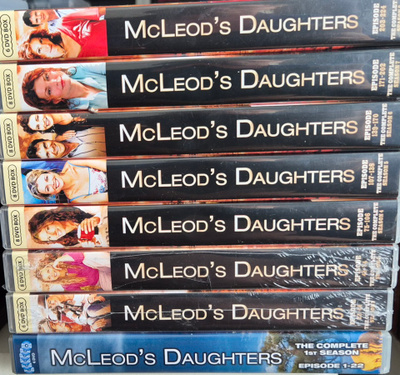 McLeodin tyttäret kaudet 1 - 8 KOKO SARJA -DVD