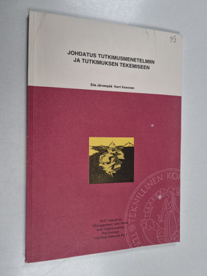Eila Järvenpää : Johdatus tutkimusmenetelmiin ja tutkimuk...