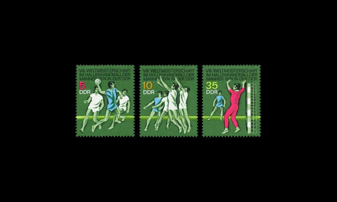 DDR 1928-30 ** Käsipallon MM-kisat (1974)