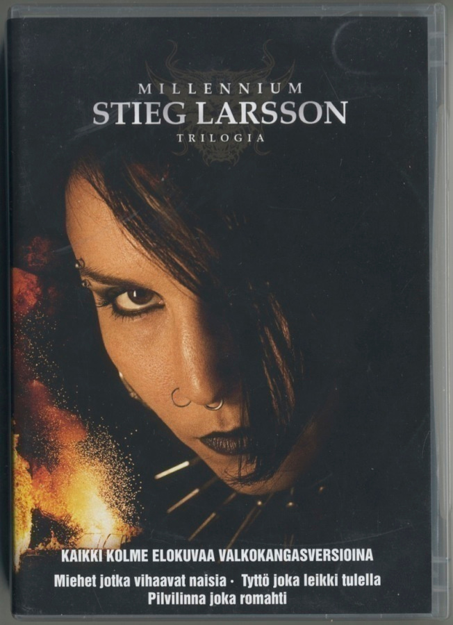 MILLENNIUM-TRILOGIA, 3x Suomalainen DVD 2009 – Stieg Larsson