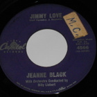 7" JEANNE BLACK  Jimmy Love - single -61 pop,rock n roll EX- - pikkukuva 1