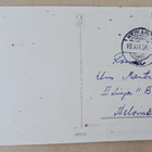 Lapset aasin vetämissä kärryissä hankien keskellä,p. 1958 - pikkukuva 2