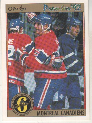 92 OPC Premier Montreal Canadiens cl.