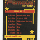 Famous SUPERSTARS n:o 069  BRUCE WILLIS - pikkukuva 2