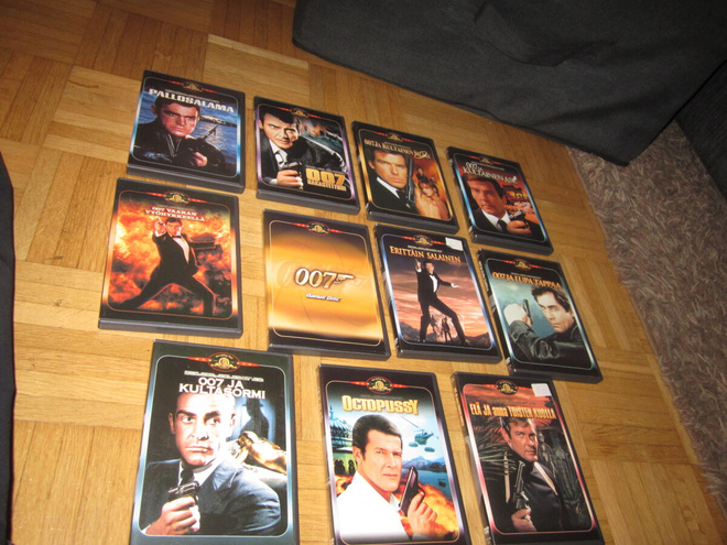 11 hienokuntoista james bond elokuvaa kerralla - MGM