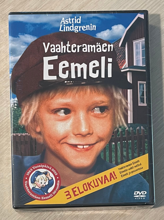 Astrid Lindgren: VAAHTERAMÄEN EEMELI (1971-73) 3DVD (UUSI)