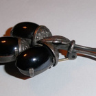 Art Deco rintakoru mustat kivet marjat 20-luku - pikkukuva 2