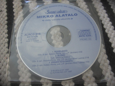 Mikko Alatalo - Huvielämää (promo cds)