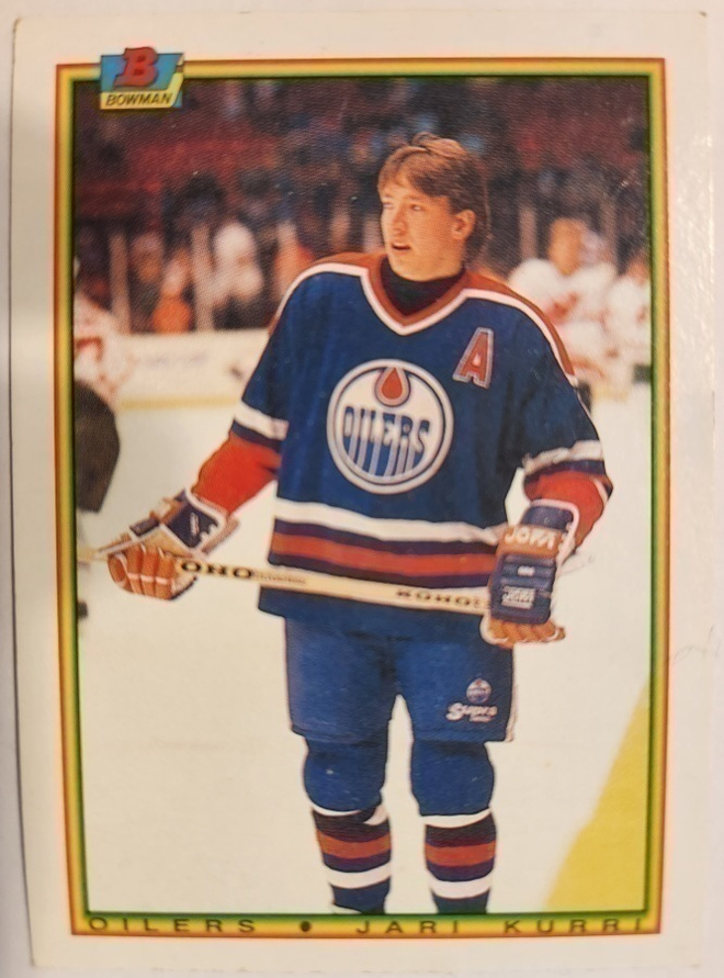 Jari Kurri Keräilykortti 1990 Bowman #191