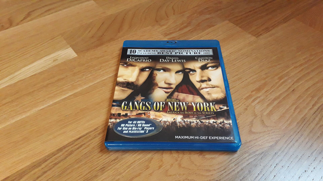 Gangs of New York Blu-ray Suomijulkaisu