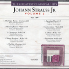 The Greatest Classical Hits : Johann Strauss Jr vol 2 - CD - pikkukuva 2