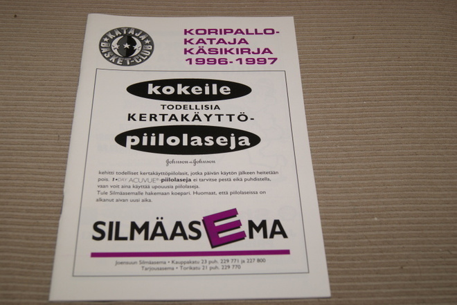 Koripallo-Kataja kausiohjelma 1996-1997