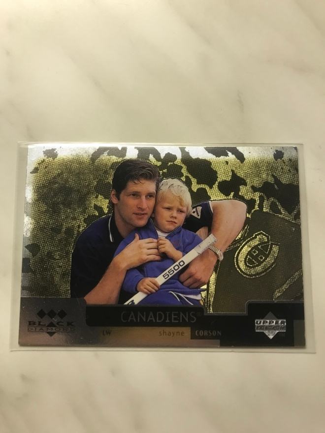 1997-98 Upper Deck Black Diamond Triple Shayne Corson #107