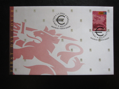 FDC 2002 5€ Suomen leijona