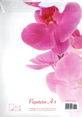 °°Pinkki Orkidea° -KIRJEPAPERIT & KUORET -SETTI / Papeteria