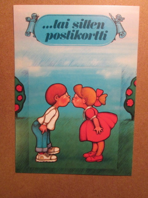 KULKEMATON POSTIN VANHEMPI 1984 POSTIKORTTI
