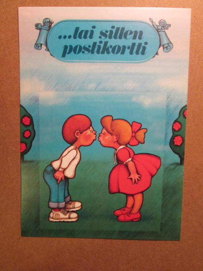 KULKEMATON POSTIN VANHEMPI 1984 POSTIKORTTI