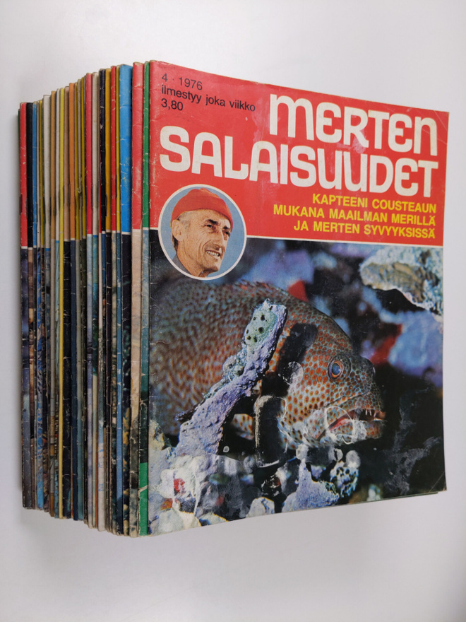 Merten salaisuudet vuosikerta 1976 (8 lehteä puuttuu)