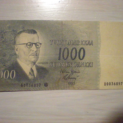 1000 mk 1955 TÄHTI