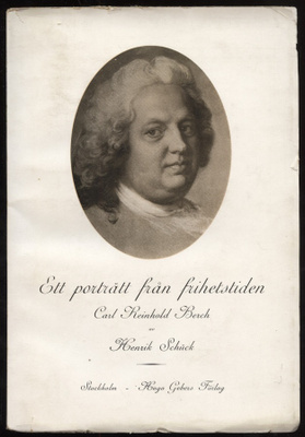 Schück: Ett porträtt från frihetstiden. Carl Berch (1923)