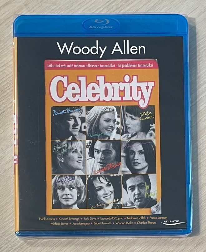 Woody Allen: CELEBRITY (1998) Leonardo DiCaprio (UUSI)