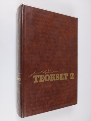 Johan Vilhelm Snellman : Teokset 2 : Matka Keski-Eurooppaan