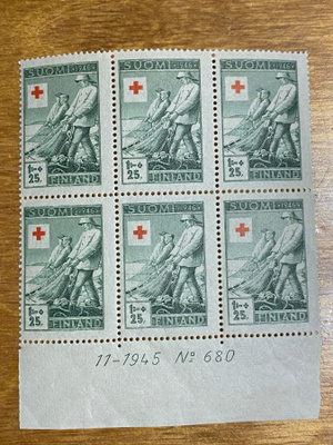 PR 1946 1MK+25PEN NUMERO KUUSILO**