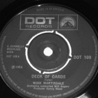 7" WINK MARTINDALE - Deck Of Cards - single 1964 pop RnR EX- - pikkukuva 1