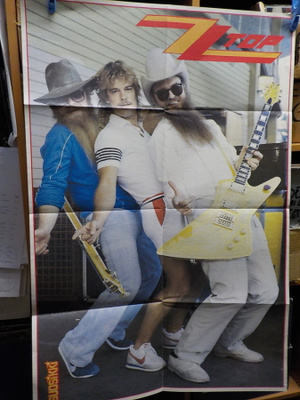 ZZ TOP FOLD-OUT JULISTE