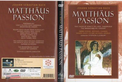 matthäus passion (j.s. bach)	(35 967)	k		DVD					167min,