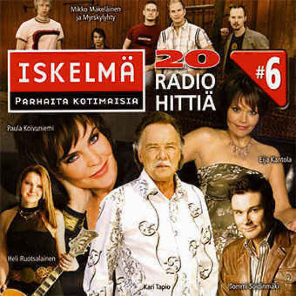 Iskelmä # 6  ** 20 Radiohittiä  ** Parhaita Kotimaisia ** CD