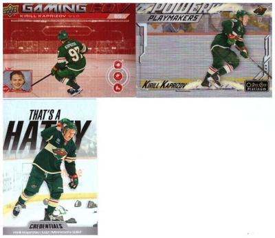 3 x KIRILL KAPROZOV Wild, ErikoisKortteja