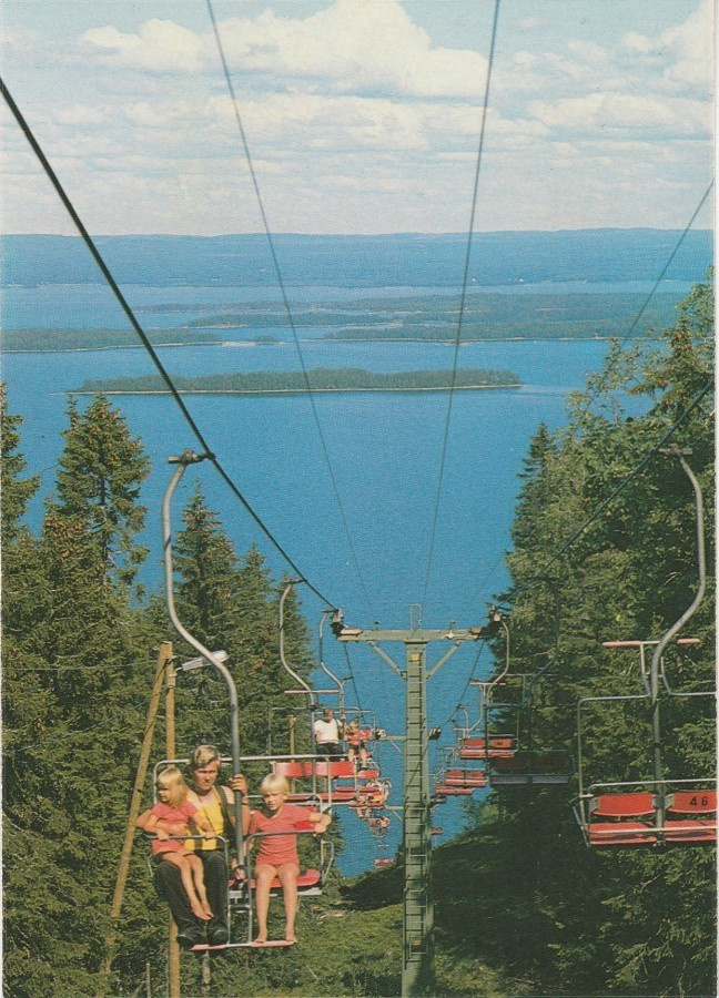 Postikortti, RINNEHISSI, maisemakuva