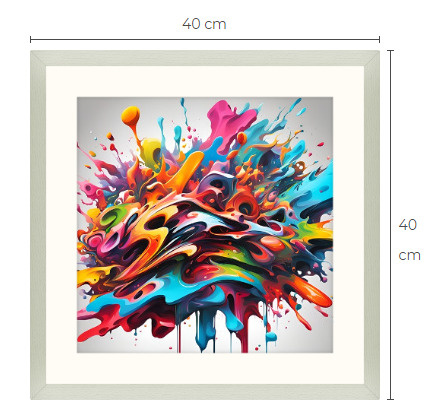 Uusi uniikki Pop art print taulu 40 cm x 40 cm