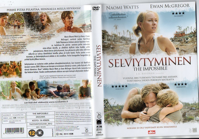 selviytyminen the impossible	(19 765)	k	-FI-	DVD	suomik.		na