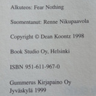Dean Koontz - Ilman pelkoa (sid.) - pikkukuva 3