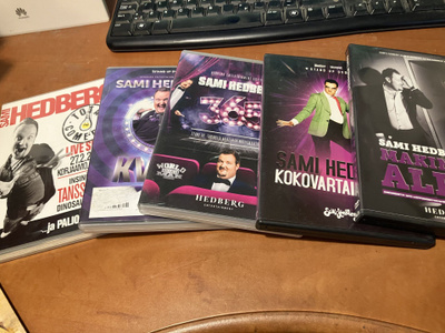 SAMI HEDBERG 5 X DVD HYVÄT