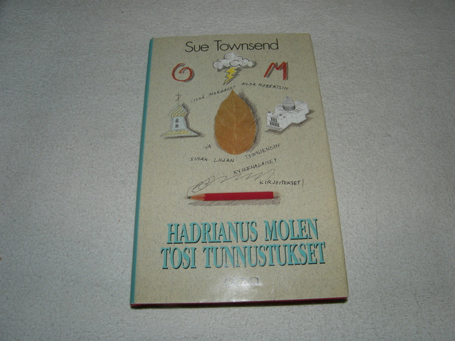 Sue Townsend Hadrianus Molen tosi tunnustukset  -sid