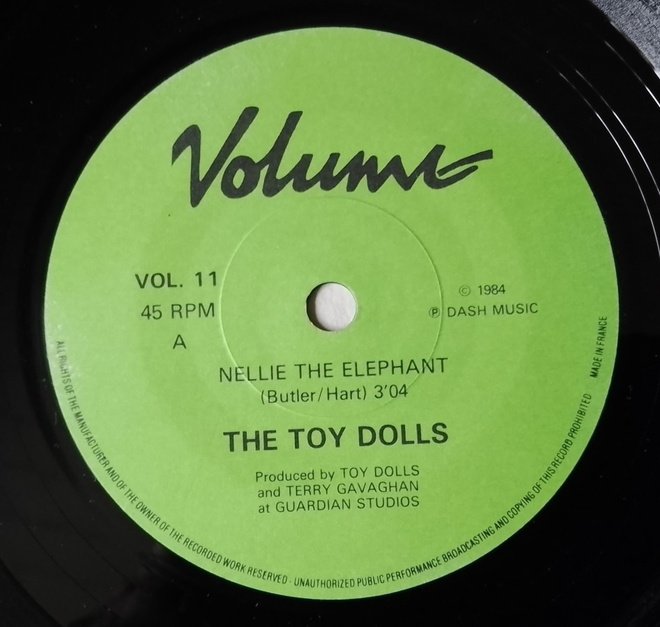 The Toy Dolls - Nellie the elephant 7"
