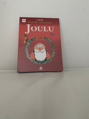Mauri Kunnaksen Joulu - 5 dvd:tä. Uusi. Muoveissa.