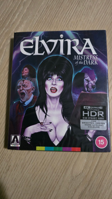 Elvira mistress of the dark. 4k uhd .slipcover