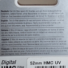 == DIFOX HMC Digital UV(0) - 52mm - pikkukuva 2