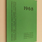Suomessa Ilmestyneen Kirjallisuuden Luettelo 1968 - pikkukuva 1