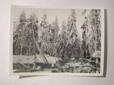 VANHA Valokuva Kuopio 1950-l Postikortin Alkup.Mallikappale