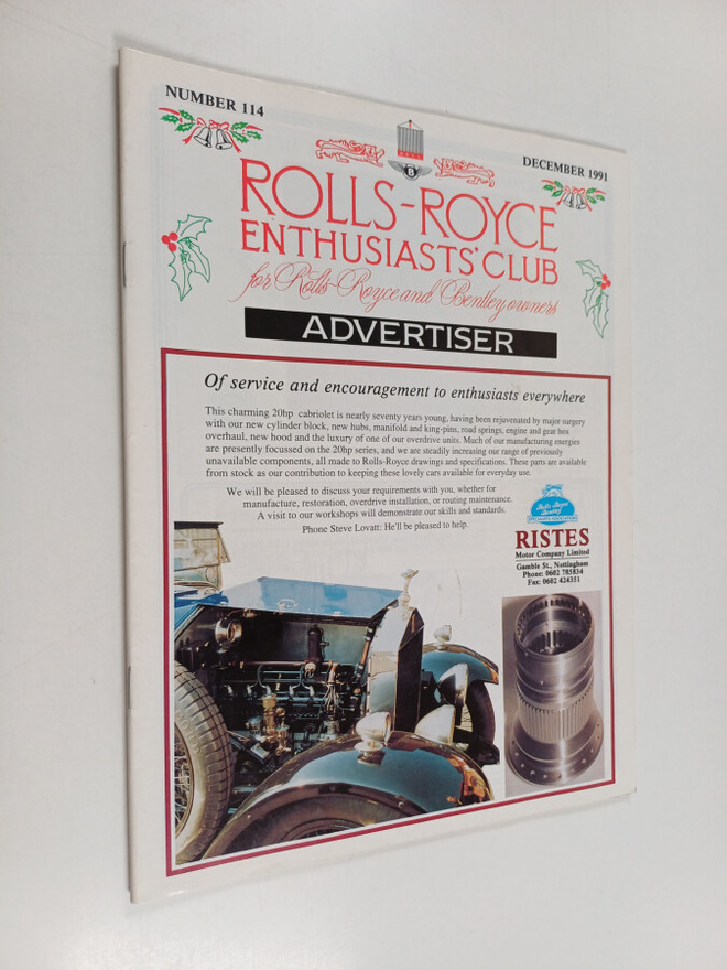 Rolls-Royce enthusiasts' club for Rolls-Royce and Bentley...