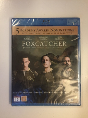 Foxcatcher (Blu-ray) Steve Carell, Channing Tatum (2014 UUSI