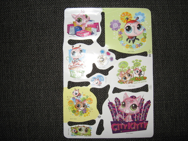 MLP  2160 littlest pet shop kiiltokuva-arkki